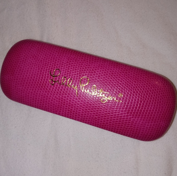 🆕Lilly Pulitzer BUNDLE Eyeglass Case & Floral Estee Lauder Makeup Toiletry Bag - Picture 2 of 15